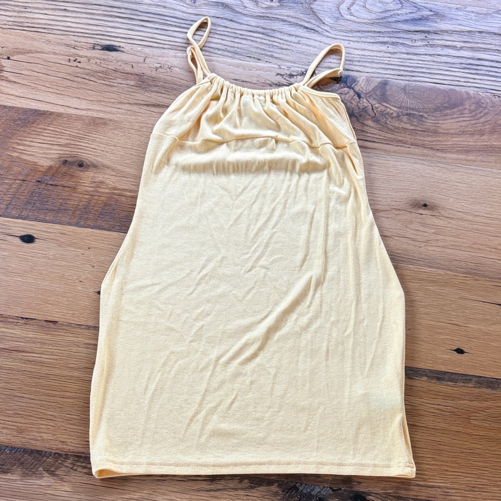 SHEIN Light Yellow Mini Dress - Small